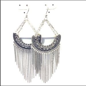 Lucky Brand Vintage Western Fringe Earrings
